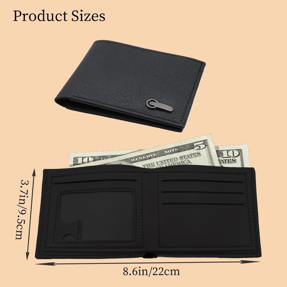 Men's Brown Leather Wallet - Picture 3 of 6